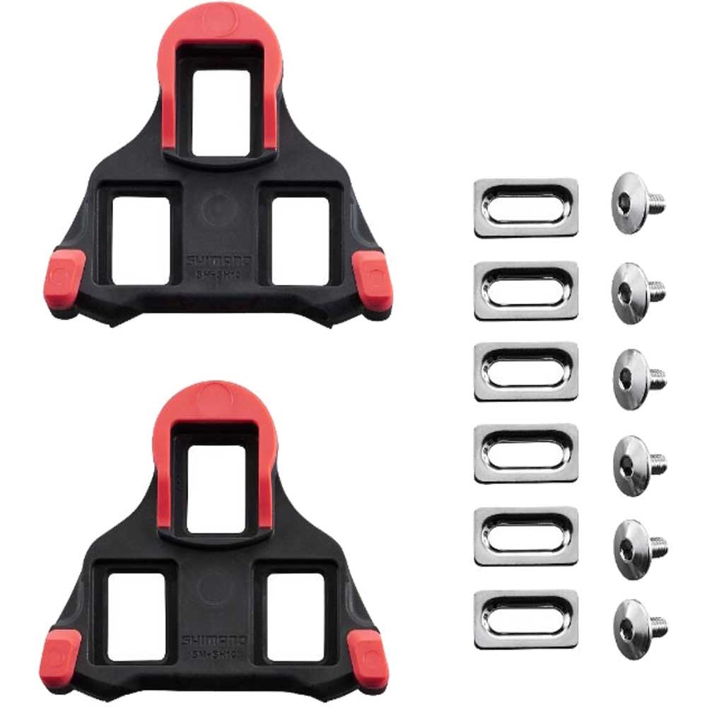 Alternative view of Shimano SPD-SL SH10 Red Cleat Set - Fixed