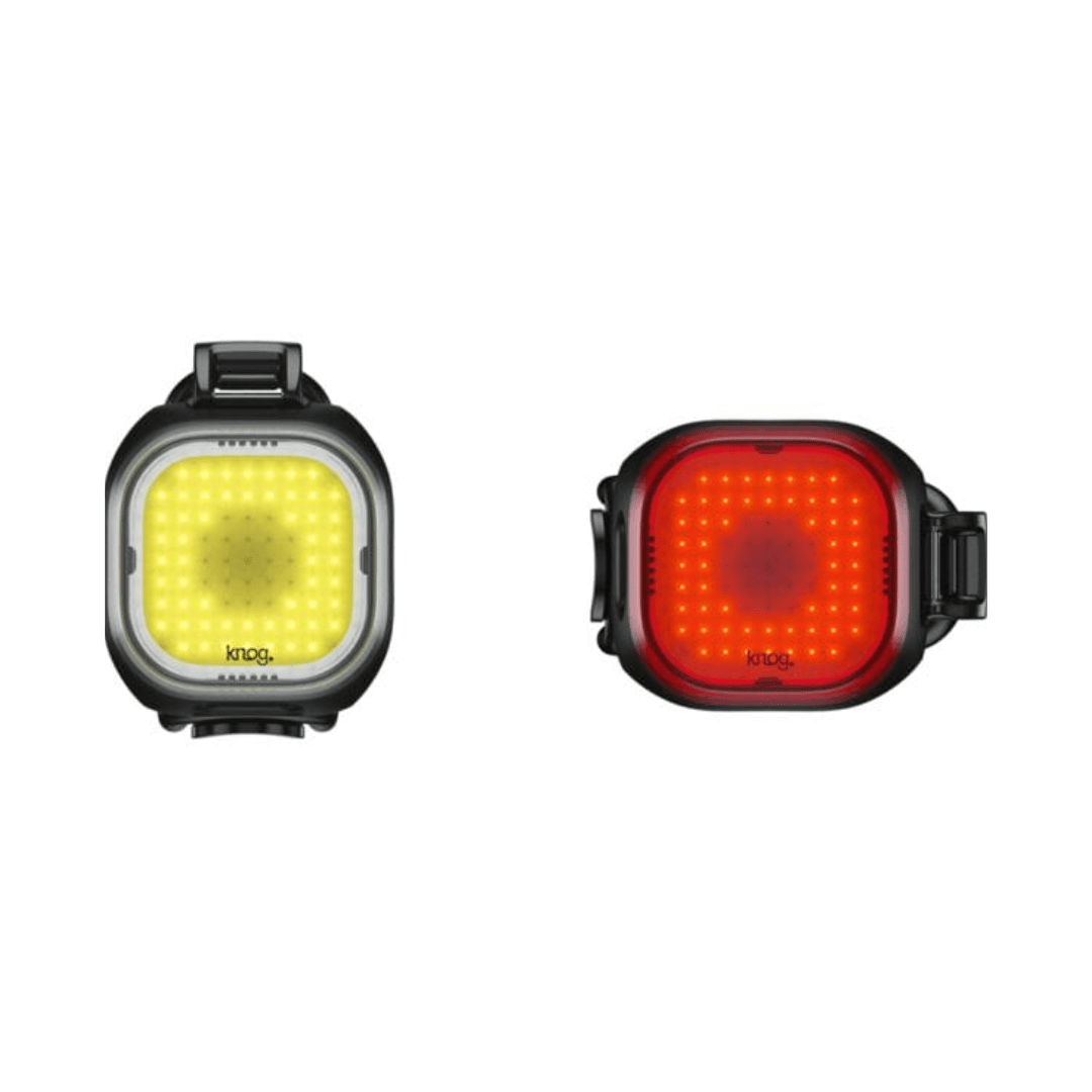 Knog Blinder Mini Square Twinpack Front & Rear Bike Lights