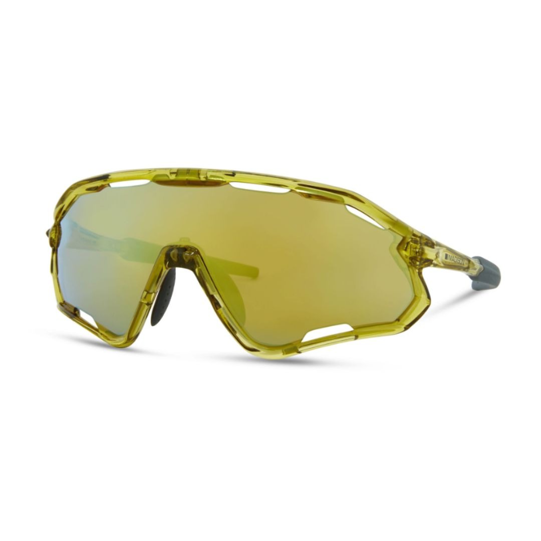 Madison Code Breaker Midnight Green Sunglasses with 3 Pack of Lenses - Bronze Mirror/Amber/Clear