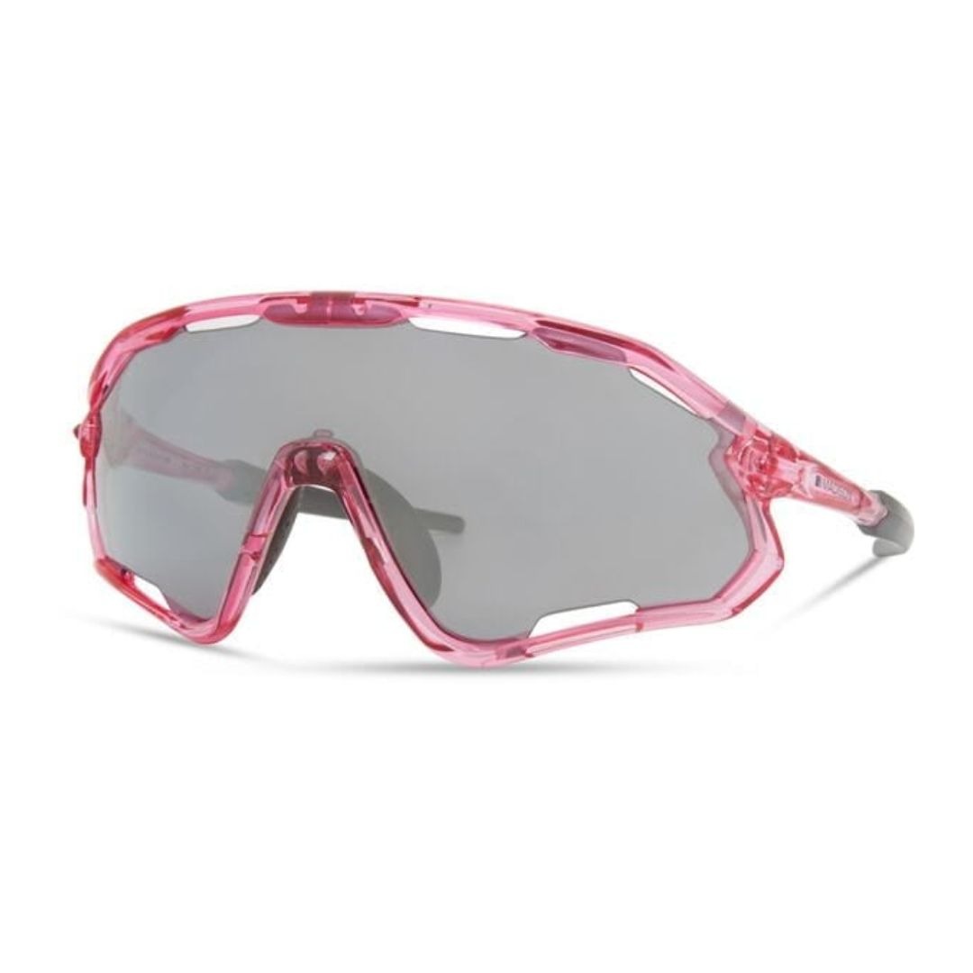 Madison Code Breaker Crystal Gloss Pink Sunglasses with 3 Pack of Lenses