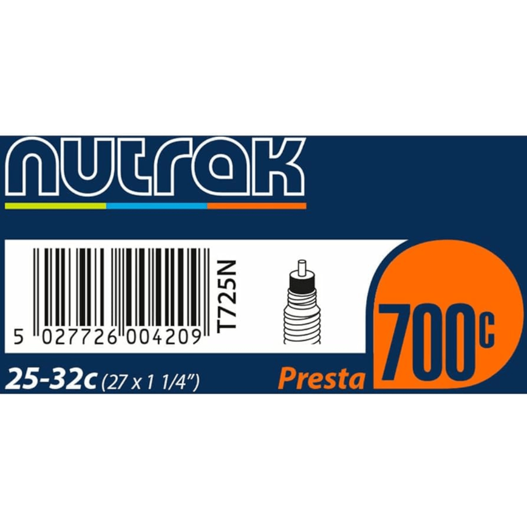 Nutrak 700C x 25 - 32mm Presta Valve Inner tube