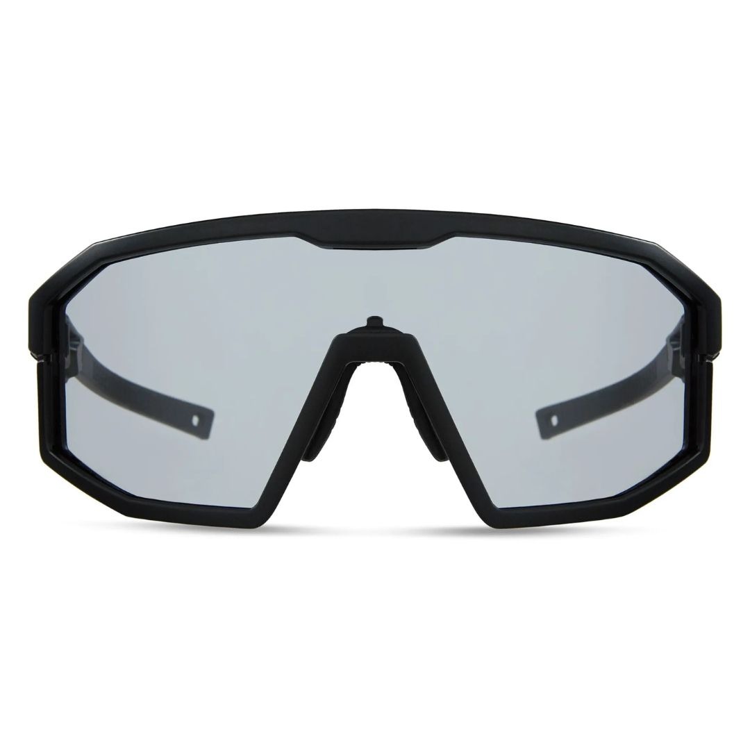 Alternative view of Madison Enigma Sunglasses - Matte Black with Clear Lens