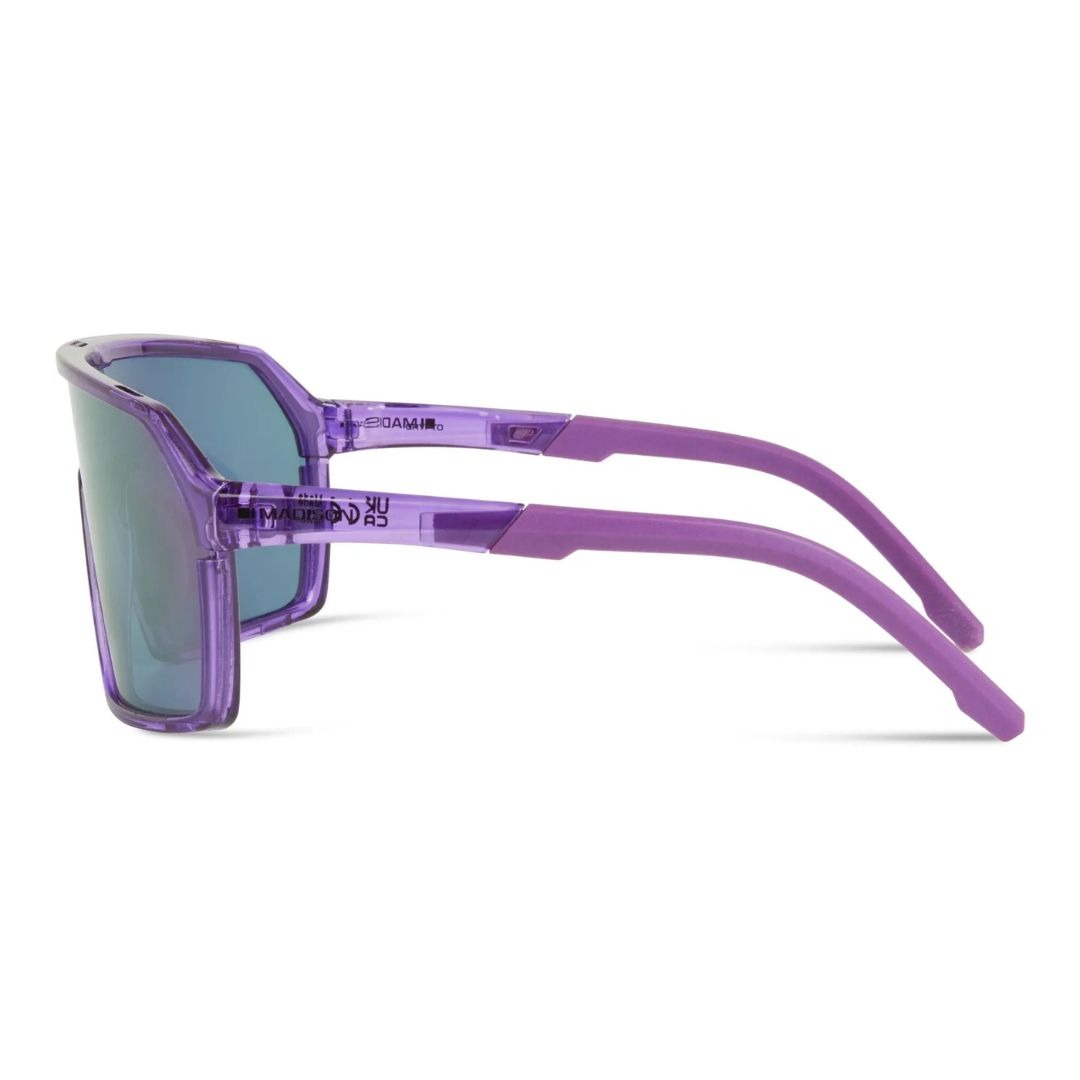 Alternative view of Madison Crypto Sunglasses 3 Pack Crystal Gloss Purple with Purple, Amber and Clear Lenses