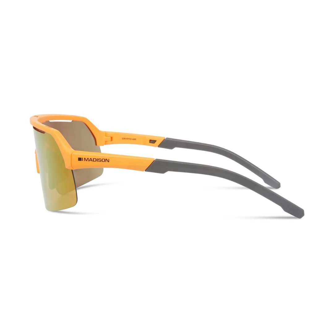 Alternative view of Madison Crypto Air Sunglasses Mango Orange 3 Pack with Fire Mirror, Amber and Clear Lens