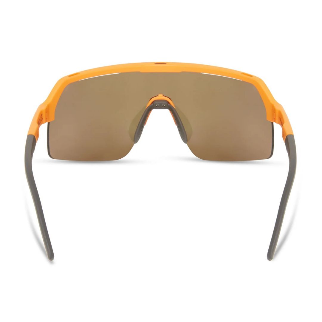 Madison Crypto Air Sunglasses Mango Orange 3 Pack with Fire Mirror, Amber and Clear Lens - Image 3