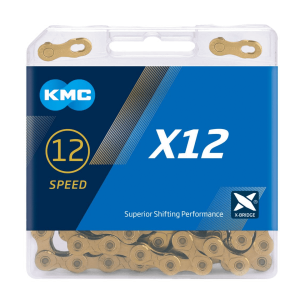 KMC X12 12 Speed Gold Chain