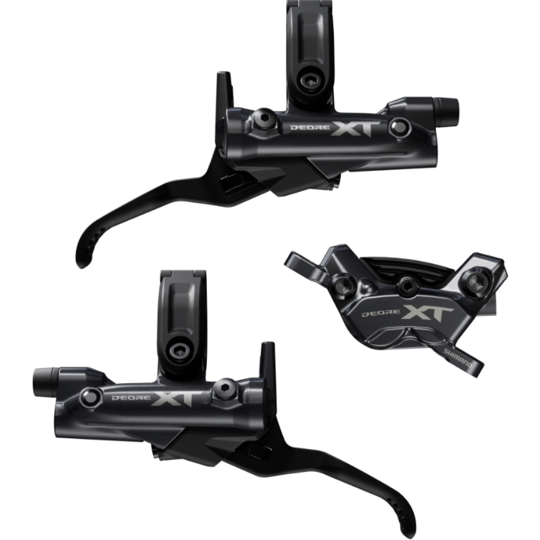 Shimano Deore XT BR-M8220/BL-M8200 XT 4 Pot Brake Disc Brake Kit - Front & Rear