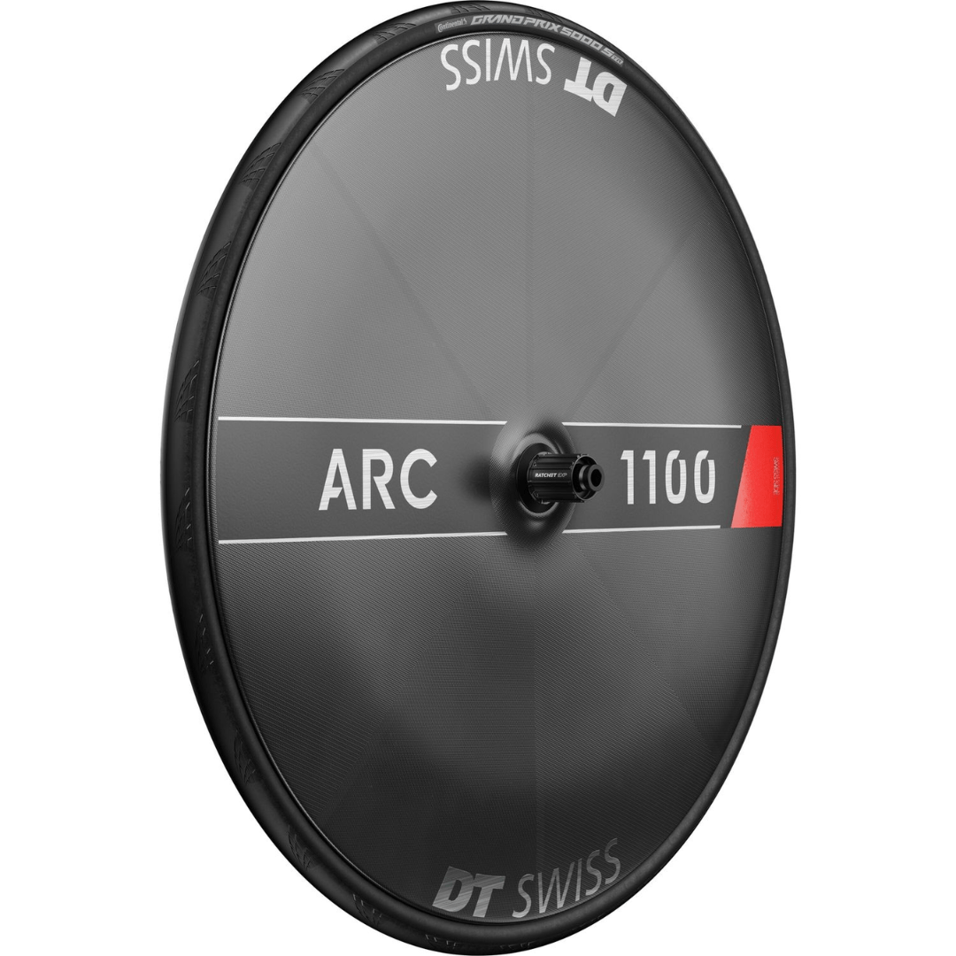 DT Swiss ARC 1100 DICUT Disc, Disc Brake WTS, Carbon Clincher, 12 x 142, Rear with Tyre