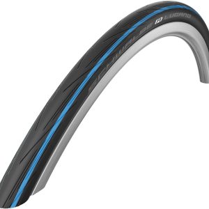 Schwalbe Lugano 700c x 25 mm Black / Blue Wire Bike Tyre