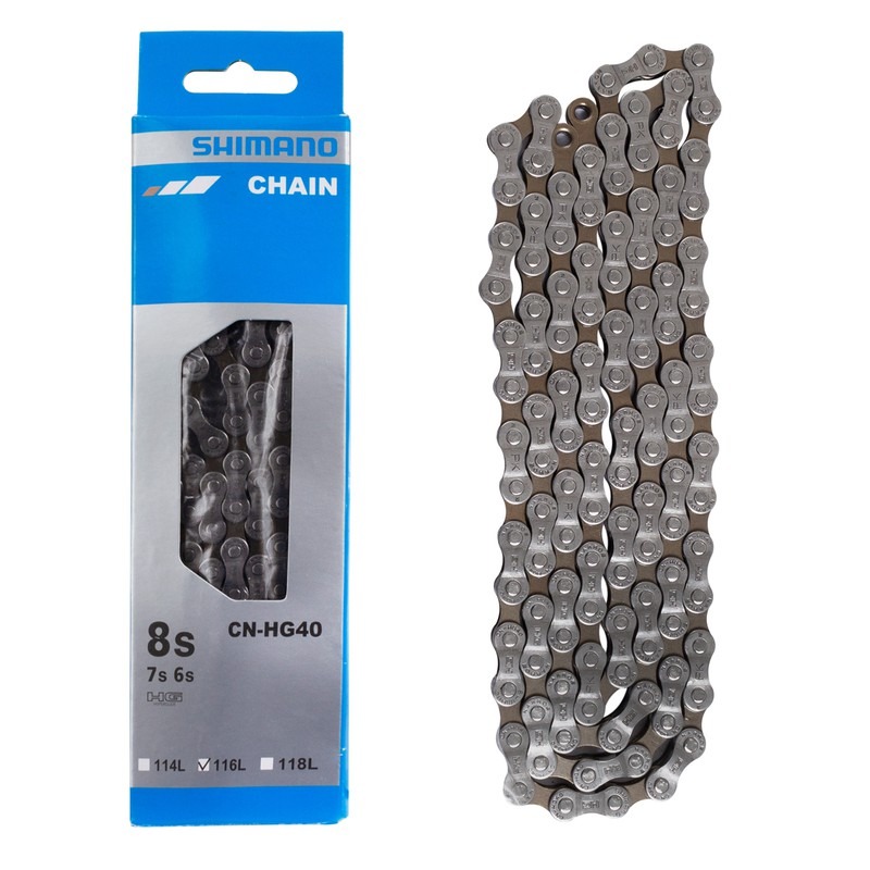 Shimano Hg40 Altus 6/7/8 Speed MTB Chain - 116 Links