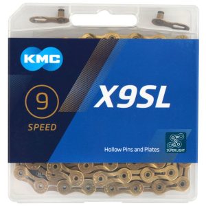 KMC X9SL Gold 9 Speed Super Light Chain
