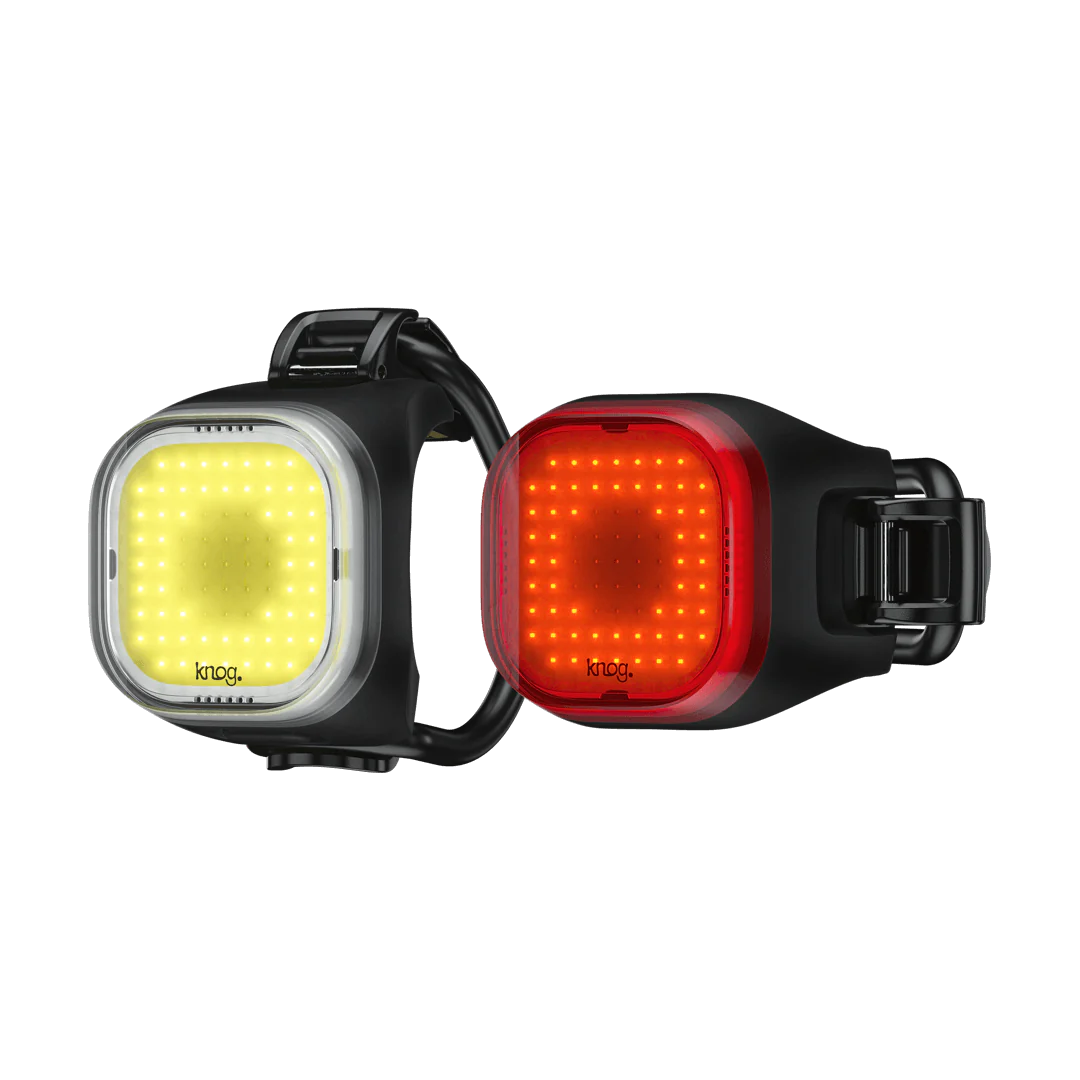 Alternative view of Knog Blinder Mini Square Twinpack Front & Rear Bike Lights