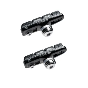 SwissStop Flash Pro Original Black Full Brake Pads and Holders