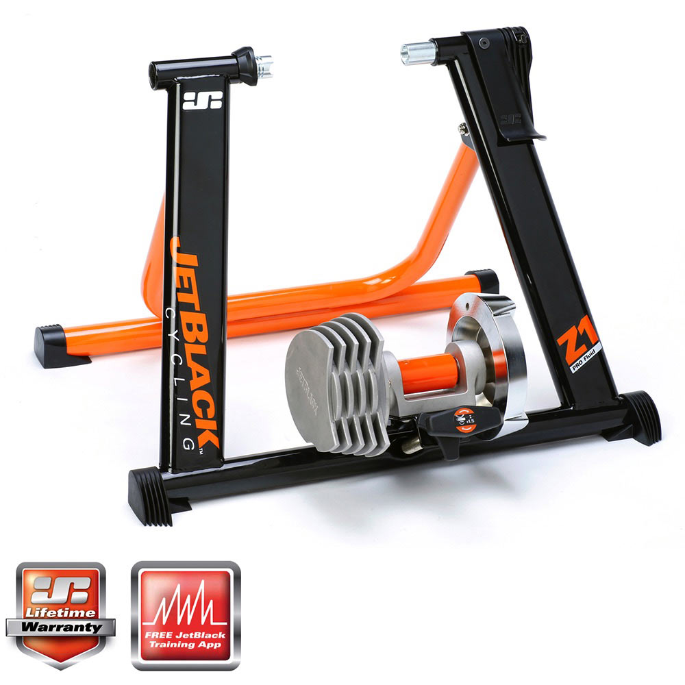 Jet Black Z1 Pro Fluid SQR Turbo Trainer
