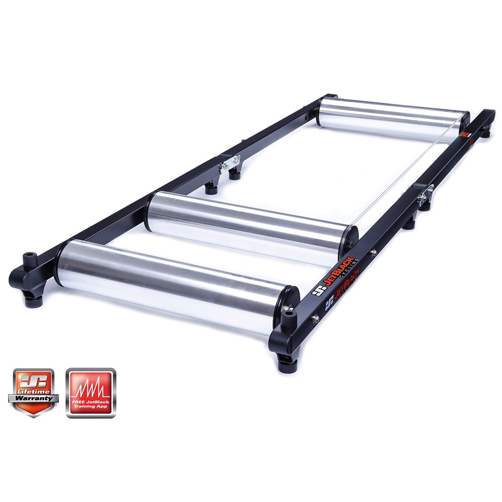 Jet Black R1 Training Rollers + App