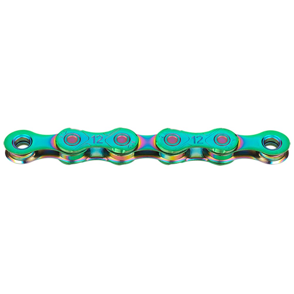 Alternative view of KMC X12 Aurora Green 126L 12 Speed Bike Chain