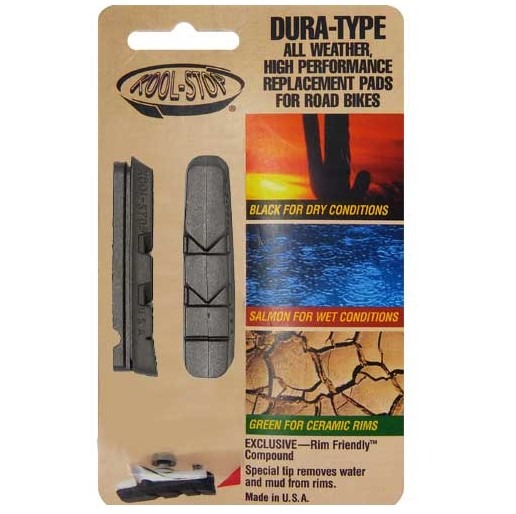 KoolStop Race Dura Type Carbon Brake Pad Inserts - Black