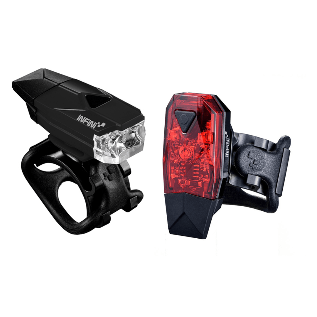 Infini I-261WR MINI USB LAVA Rear & Front Light COMBO SET