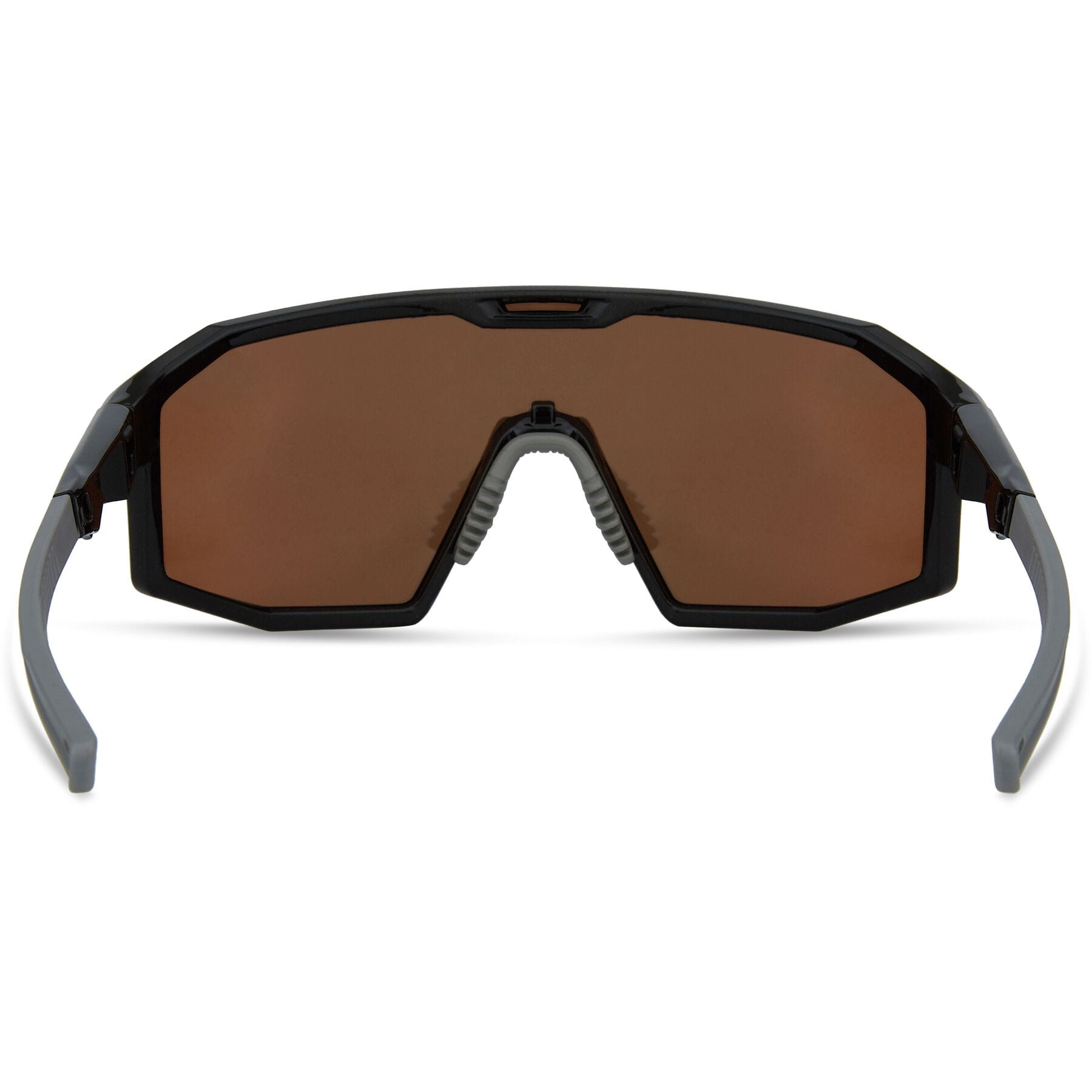 Madison Enigma Sunglasses - Gloss Black/ Bronze Mirror Lens - Image 3