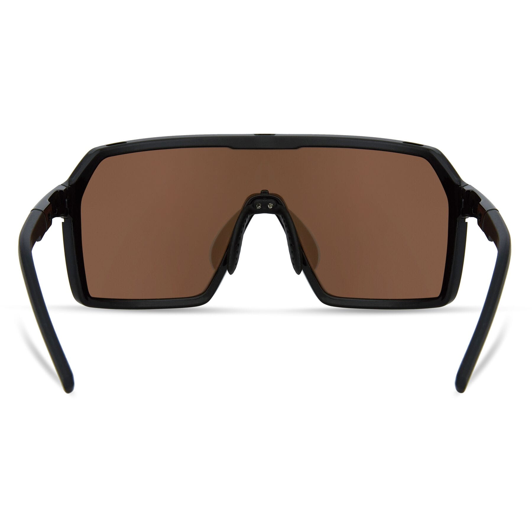 Madison Crypto Sunglasses in Gloss Black with 3 Pack of Lenses - Bronze Mirror, Amber and Clear - Image 3