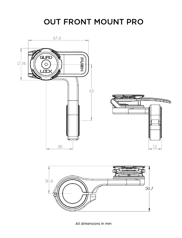 Quad Lock Out Front Mount Pro - Image 10
