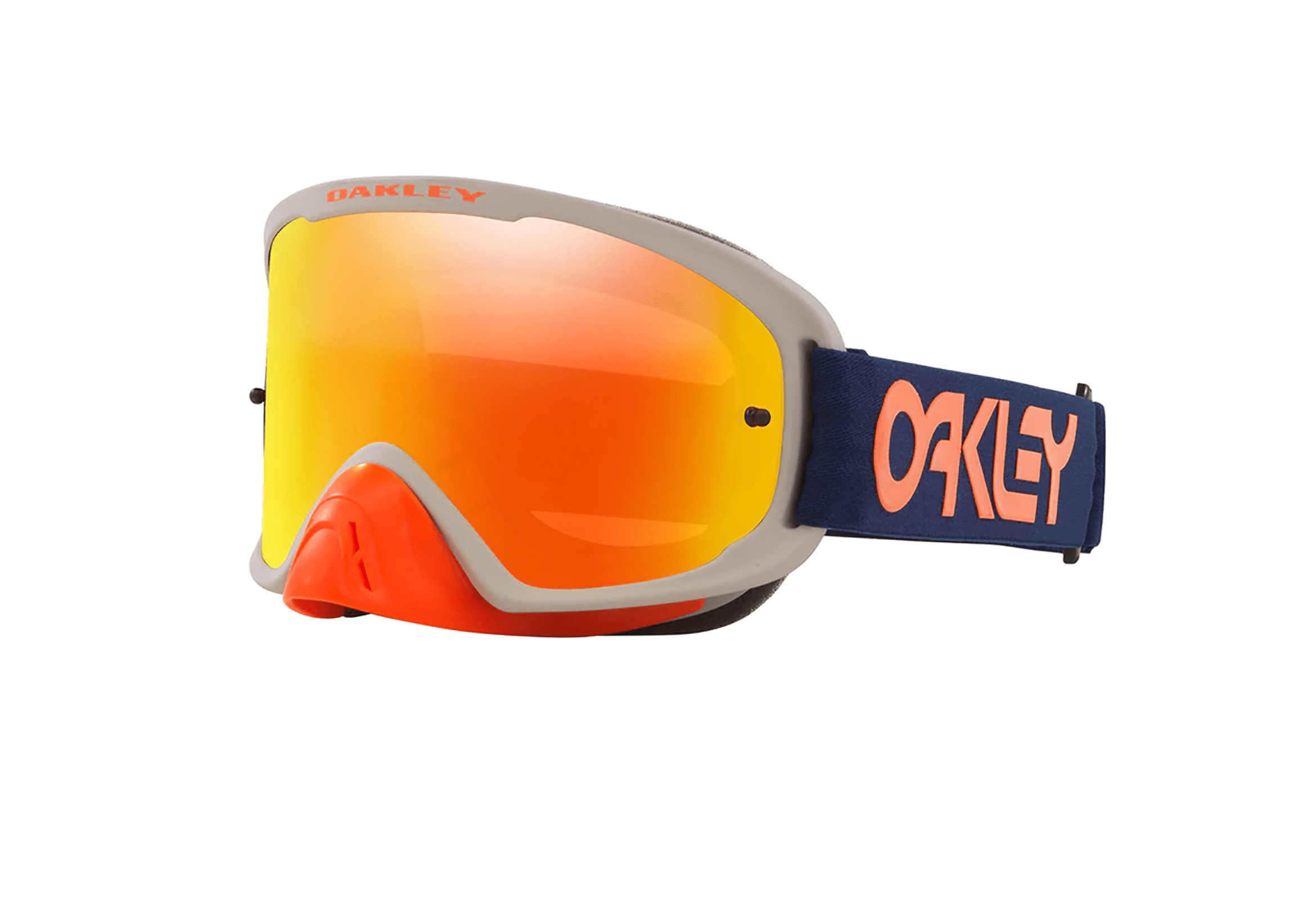 Oakley O Frame 2.0 Pro MX Goggle (Factory Pilot Red/Blue) Fire Iridium Lens