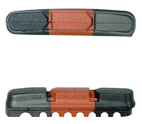 KoolStop Dura 2 Triple Compound Road Bike Brake Pads Inserts Fits Shimano / Sram