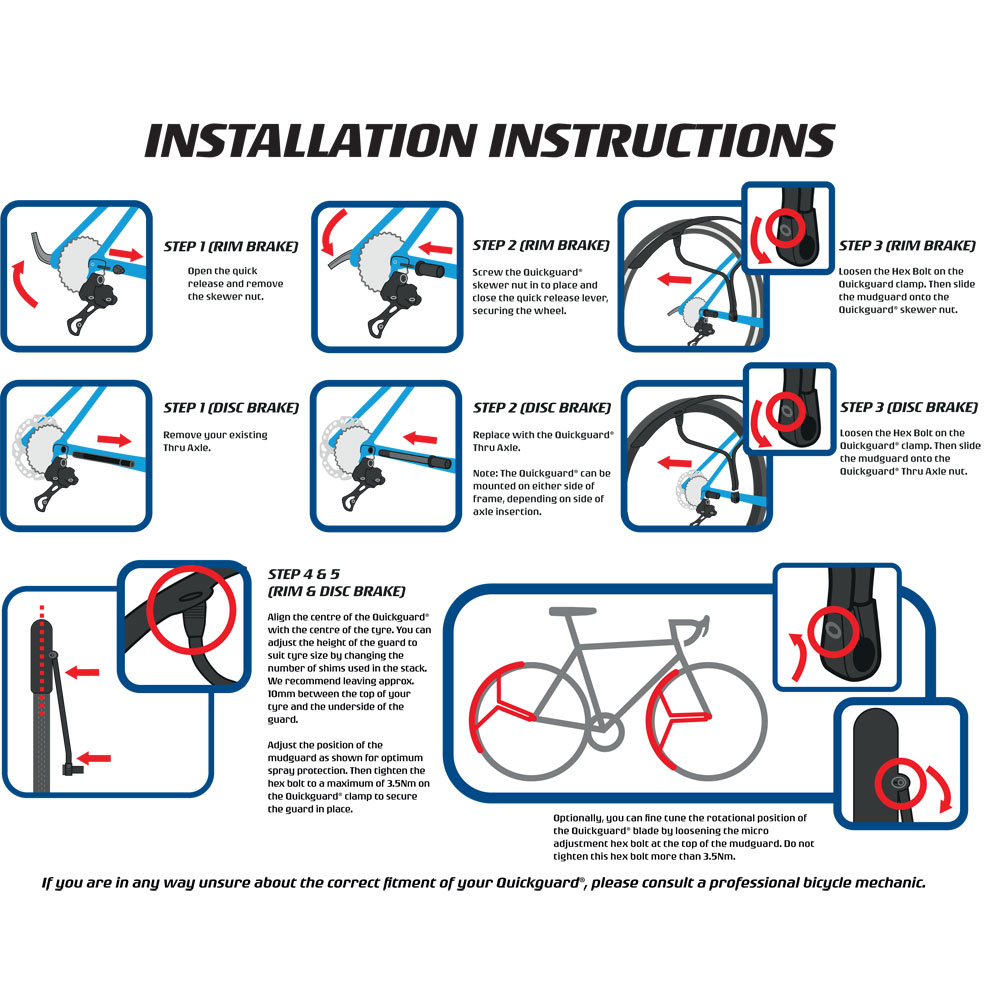 Quickguard V2 Road Bike Mudguard - Image 3