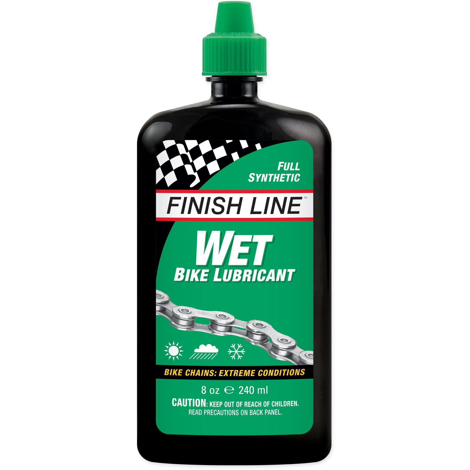 FinishLine Wet Chain Lube - 8 oz / 240 ml
