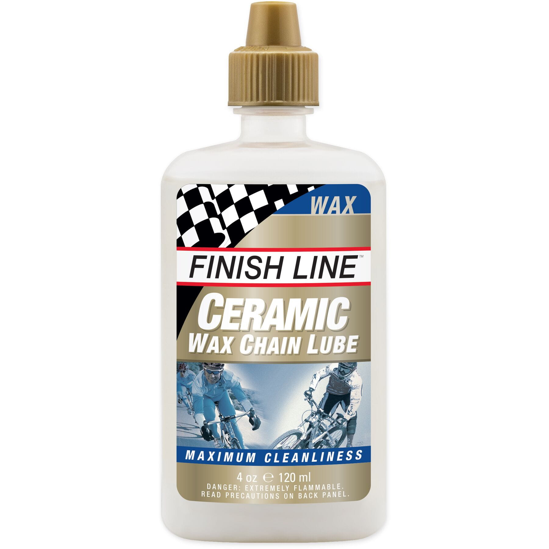 Finish Line Ceramic Wax Chain Lube - 4 oz / 120 ml