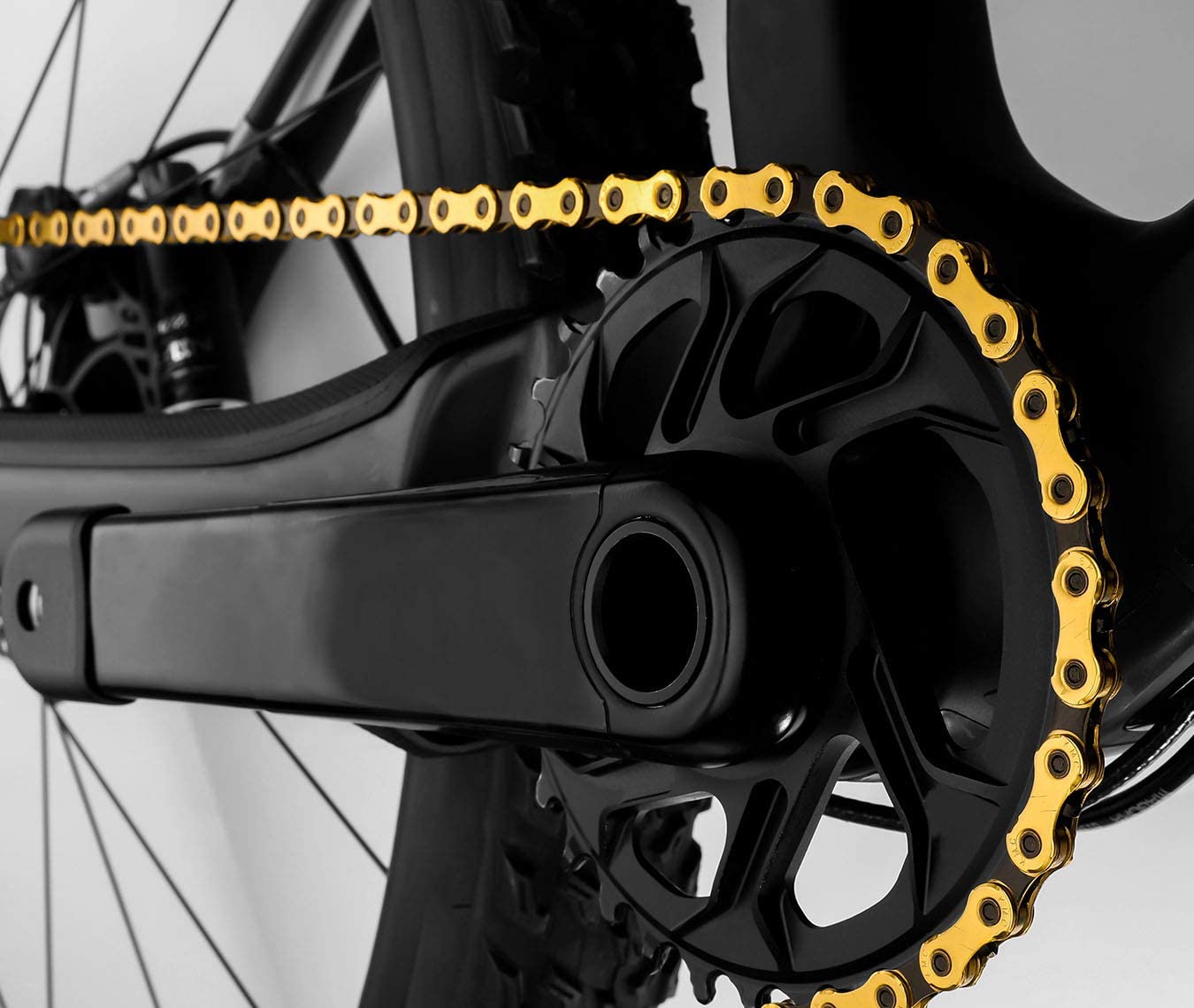 KMC X12 Gold / Black 12 Speed Bike Chain - 126L - Image 5
