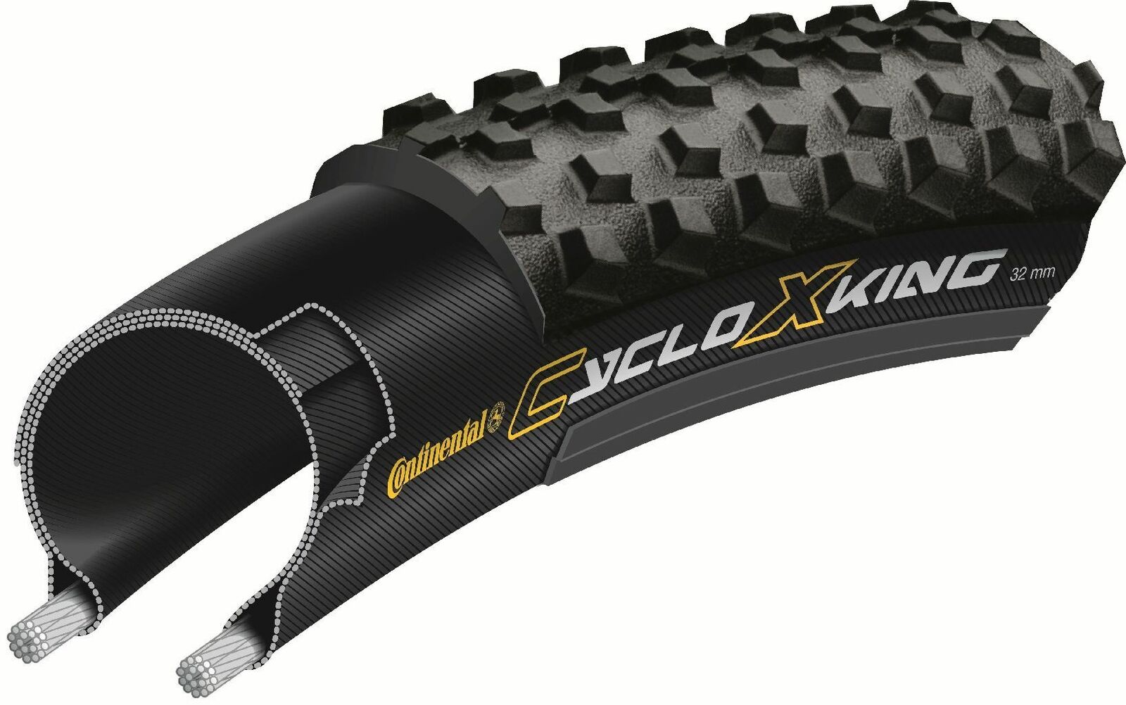 Continental Cross King CX 32mm Tyres - Image 2