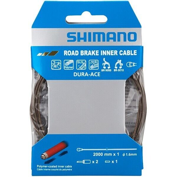Shimano Dura-Ace Road Polymer Coated Brake Inner Cable 1.6 mm x 2000 mm