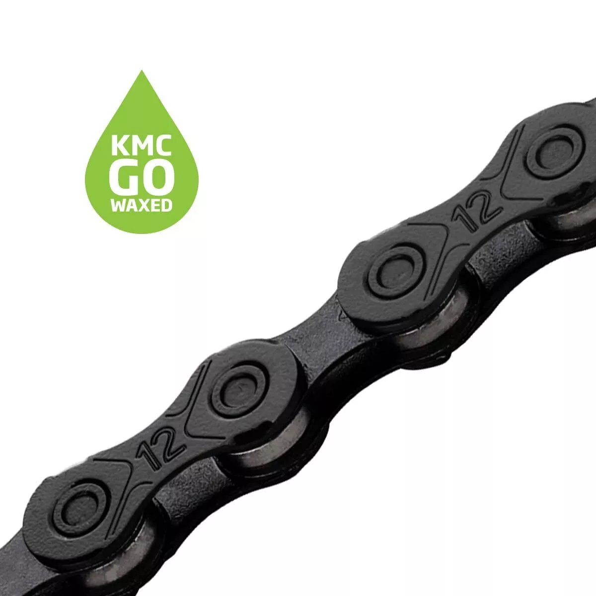 KMC X12 BlackTech Pre-Waxed 12 Speed Bike Chain -126L - Image 3