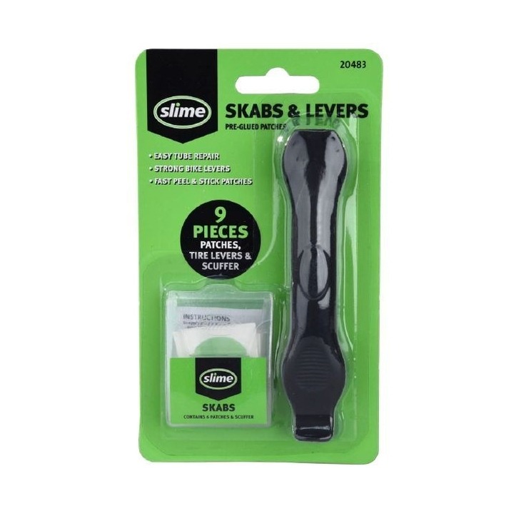 Slime Skabs - Self-Adherent 9 Patches + 2 Tyre Levers