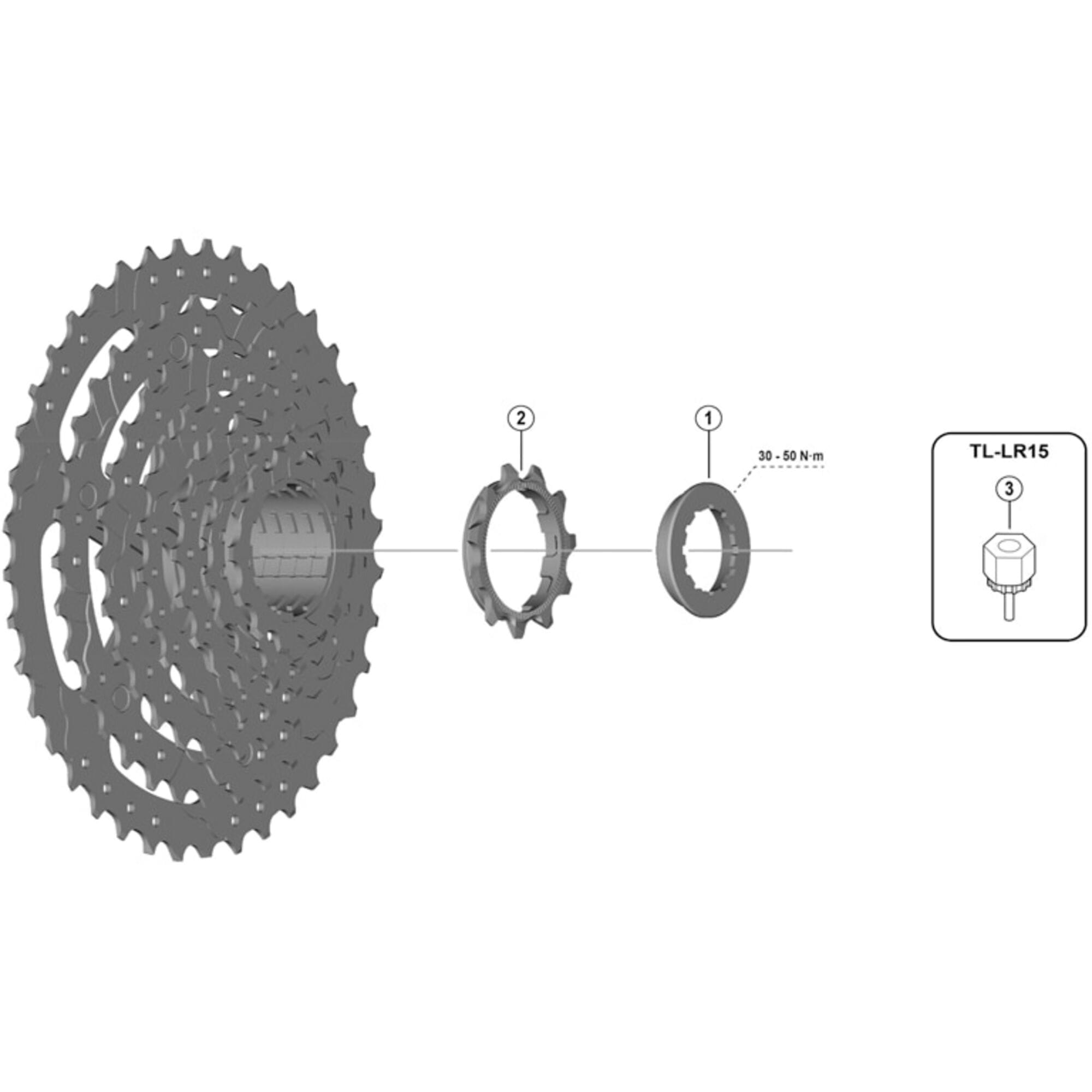 Alternative view of Shimano HG Cassette & Centre-Lock Disc Remover