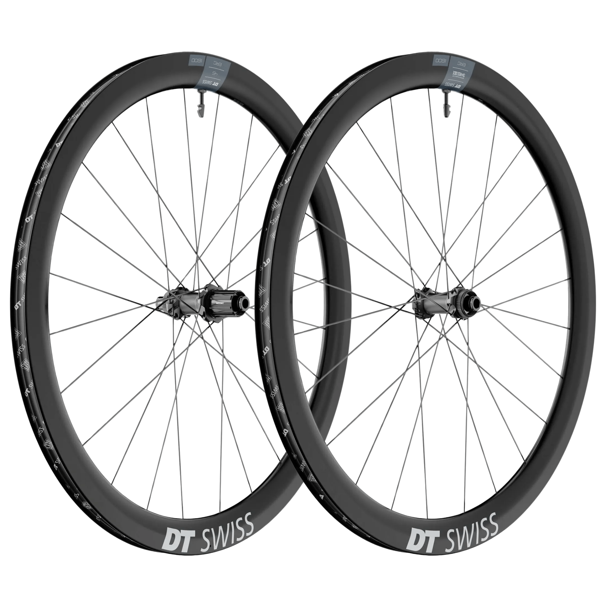 DT Swiss ERC 1600 Spline 45mm Carbon Disc Road Wheels