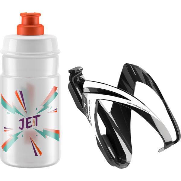 Elite Jet Youth Bottle Cage and Bottle Kit - 350ml - Image 3