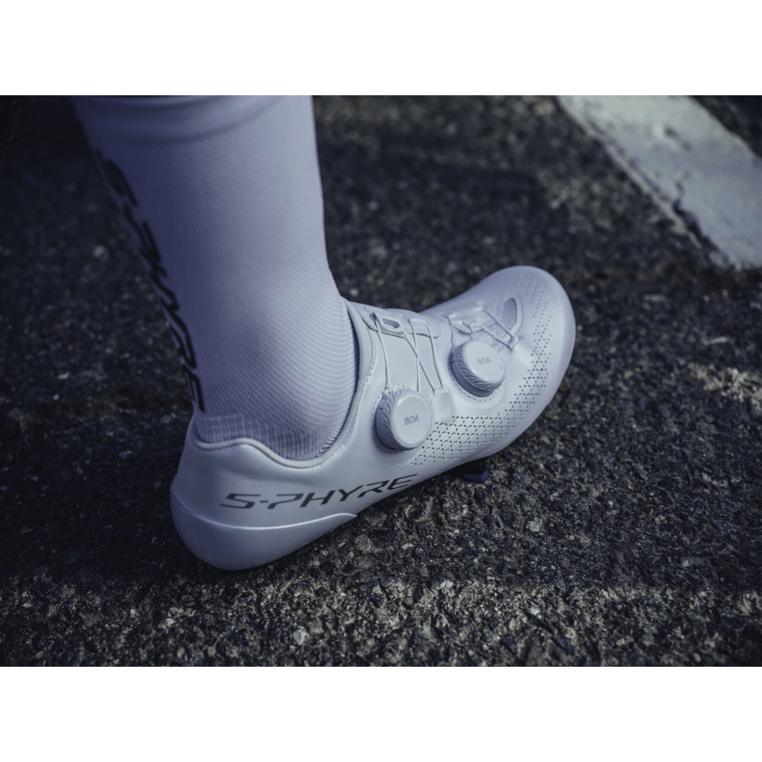 Shimano S-PHYRE RC9 (RC910) Shoes - White - Image 9