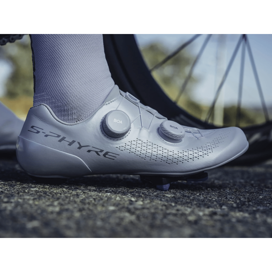 Shimano S-PHYRE RC9 (RC910) Shoes - White - Image 8