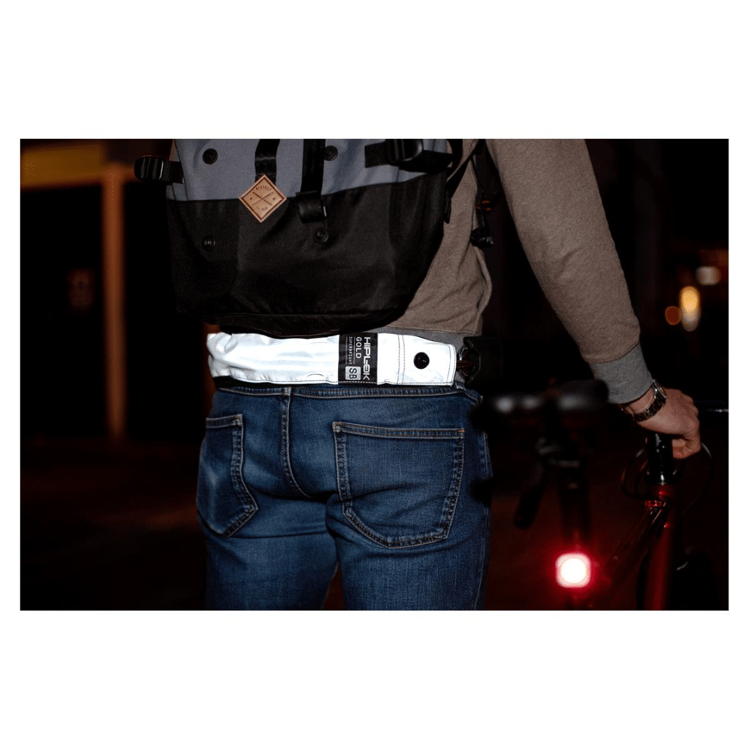 Hiplok GOLD Wearable Chain Lock 10mm x 85cm - waist 24-44 inches (Gold Sold Secure) High Visibility - Image 2
