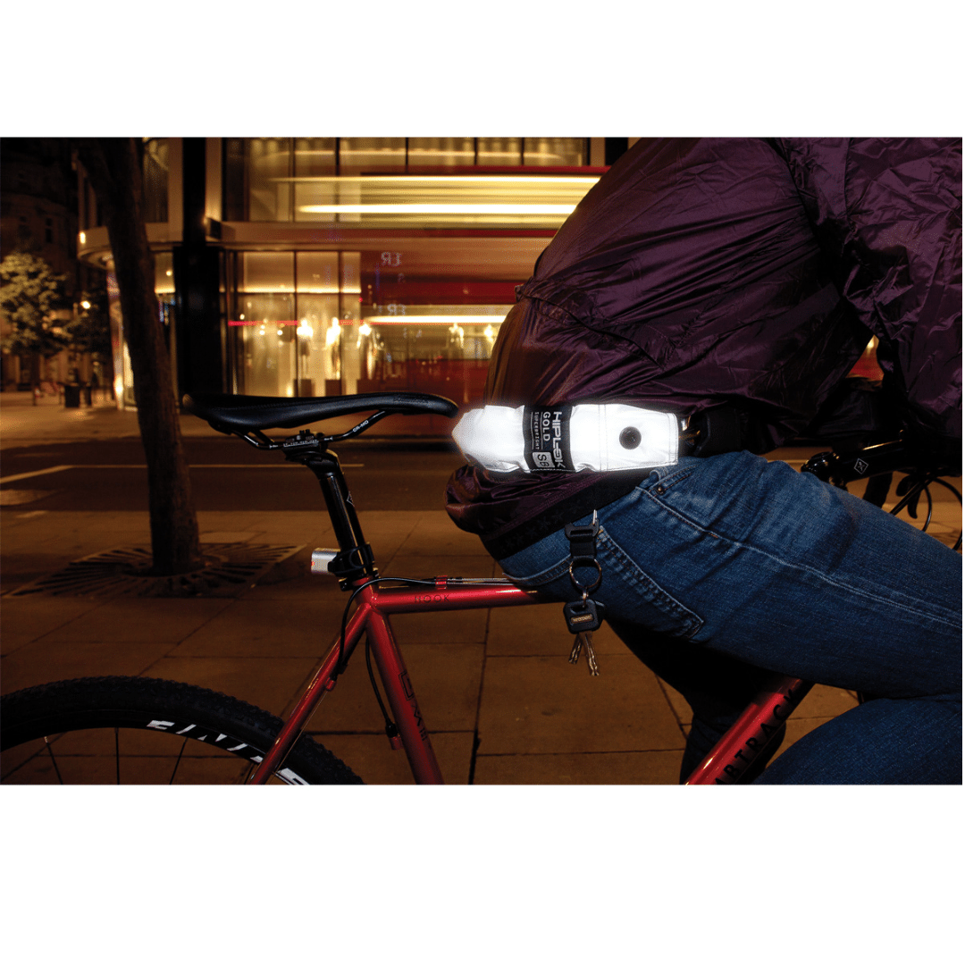 Hiplok GOLD Wearable Chain Lock 10mm x 85cm - waist 24-44 inches (Gold Sold Secure) High Visibility - Image 3