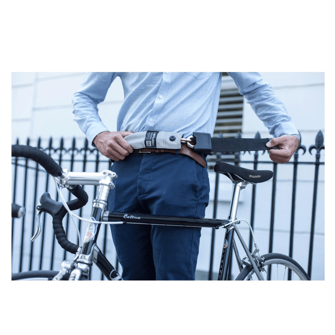 Hiplok ORIGINAL V1.5 Wearable Chain Lock 8mm x 90cm - waist 24-44 inches (Silver Sold Secure) High Visibility - Image 2